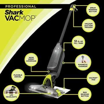 Shark QM250 VACMOP Pro Cordless Vacuum Mop