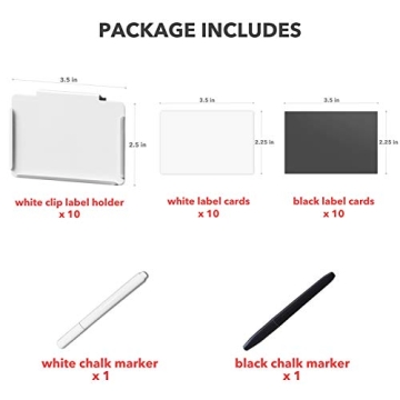 Durable Pantry Labels for Storage Bins and Organization