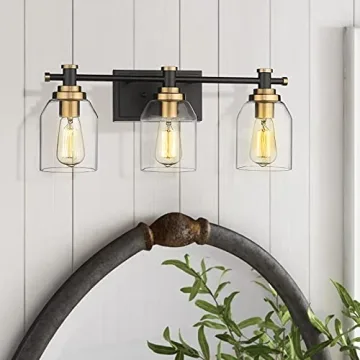 Stylish zeyu 3-Light Vanity Light for Bathrooms
