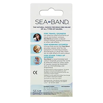 Natural Nausea Relief Sea-Band Acupressure Wrist Bands