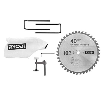 RYOBI 15 Amp 10 in Sliding Compound Miter Saw for Accuracy