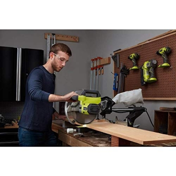 RYOBI 15 Amp 10 in Sliding Compound Miter Saw for Accuracy