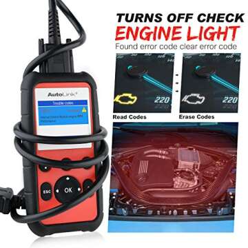 Autel AL609P OBD2 Scanner with ABS and SRS Features