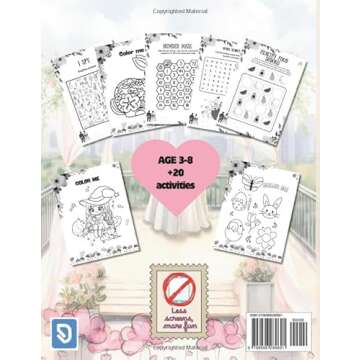 Flower Girl Coloring and Activity book: Weeding day gift for kids with word search, crosswords, mandalas, mazes sudokus, coloring pages more 20 activities. (Wedding books)