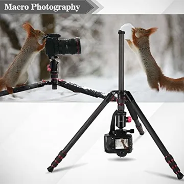 PHOPIK 79" Carbon Fiber Tripod Monopod for Photographers