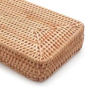 Rattan Bathroom Storage Tray for Stylish Organization