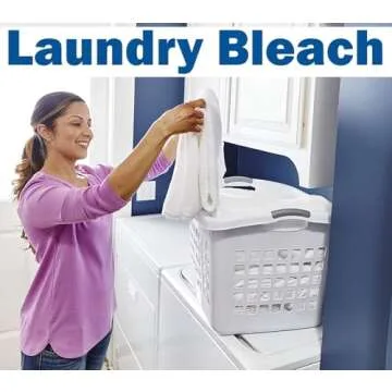 2 Disinfecting Bleach Cleaners, 43oz | Effective Bleach Cleaner Concentrate for Home & Daley Mint Towel | Small Refills for Laundry, Linens, Floors, Bathroom, Tile (86oz Total)