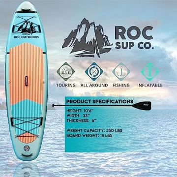 Roc Inflatable Stand Up Paddle Board for All Water Lovers