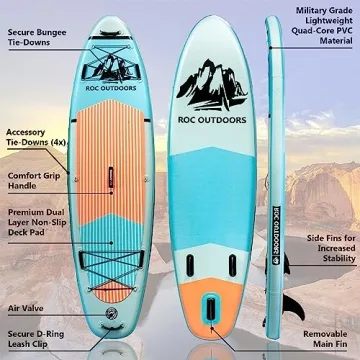 Roc Inflatable Stand Up Paddle Board for All Water Lovers