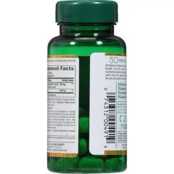 Nature’s Bounty Anxiety & Stress Relief Ashwagandha KSM 66 Tablets, Mood Support, 50 Count