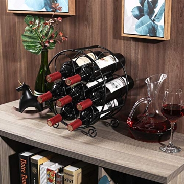 PAG 7 Bottles Freestanding Countertop Wine Rack