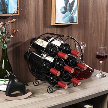 PAG 7 Bottles Freestanding Countertop Wine Rack