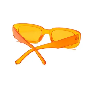 IKANOO Retro Rectangle Sunglasses Trendy Y2K Style