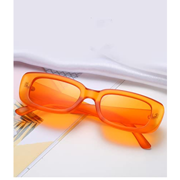 IKANOO Retro Rectangle Sunglasses Trendy Y2K Style
