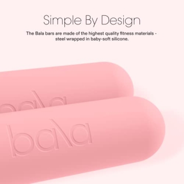 Bala Bars - Stylish 3lb Dumbbell Set for All Workouts