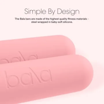 Bala Bars - Stylish 3lb Dumbbell Set for All Workouts