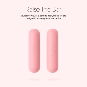 Bala Bars - Stylish 3lb Dumbbell Set for All Workouts