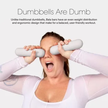 Bala Bars - Stylish 3lb Dumbbell Set for All Workouts