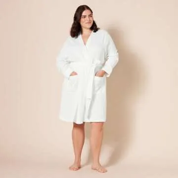 Amazon Essentials Women's Waffle Mid-Length Robe - X-Large