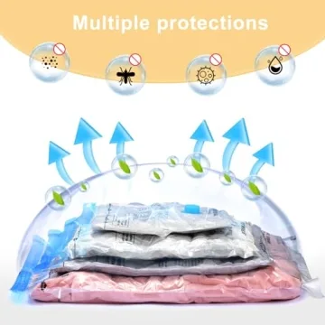 UPGOGO Travel Vacuum Bags with Electric Pump for Packing