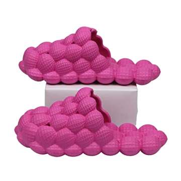 LEPHYON Bubble Slides |Funny Golf Ball Slides| Lightweight Foam Shower Shoes Men|Comfortable Womens ...