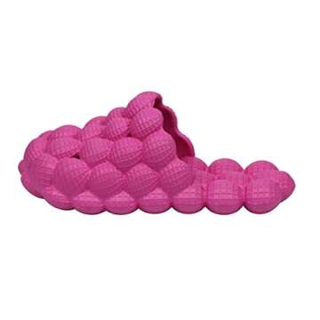 LEPHYON Bubble Slides |Funny Golf Ball Slides| Lightweight Foam Shower Shoes Men|Comfortable Womens Slippers|Stylish Non-Slip Soles Unisex(Babi Pink, W10)