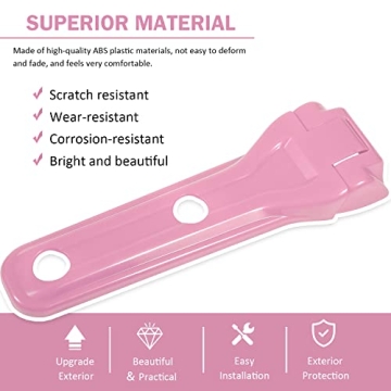 USSKYBOY Jeep Wrangler Tailgate Hinge Cover in Pink