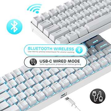 RK68 Wireless Hot Swappable Compact Mechanical Keyboard