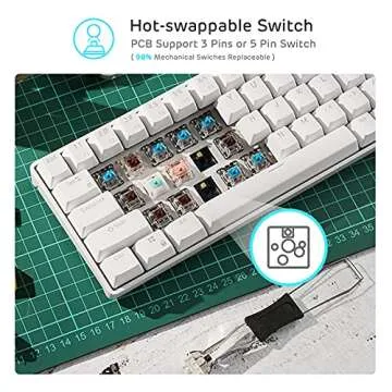 RK68 Wireless Hot Swappable Compact Mechanical Keyboard
