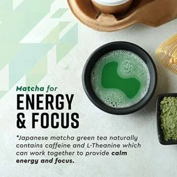 360 Nutrition Matcha Chlorophyll Liquid Drops with L-Theanine, Gluten Free & Vegan Internal Deodorant Supplement, Supports Gut Health, Digestion, Energy, Radiant Skin, Fast Absorption, 60 Servings