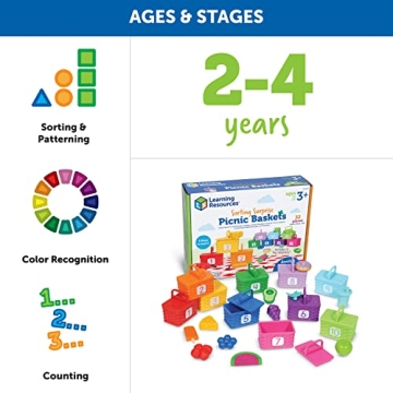 Interactive Learning with Picnic Basket Sorting Set