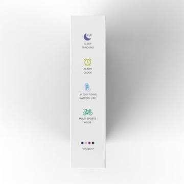 BIGGERFIVE Kids Fitness Tracker Watch Waterproof & Fun