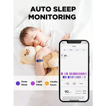 BIGGERFIVE Kids Fitness Tracker Watch Waterproof & Fun