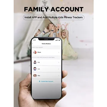 BIGGERFIVE Kids Fitness Tracker Watch Waterproof & Fun