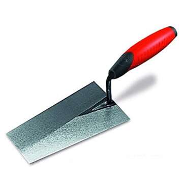RUBIFLEX PFP05-180 MM. (7 1/16") Brick Trowel, bimaterial handle, high-quality construction tool, id...