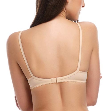 Wingslove Sexy Lace Balconette Bra Comfortable See-Through