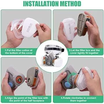 BEAUKAU Epoxy Respirator - Safe Breathing for All Tasks