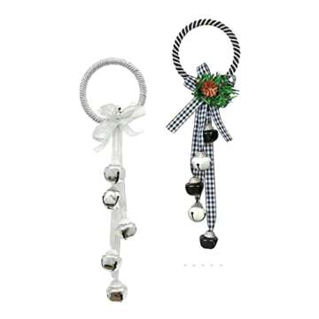 Charming Holiday Door Hangers with Bells for Festive Celebrations