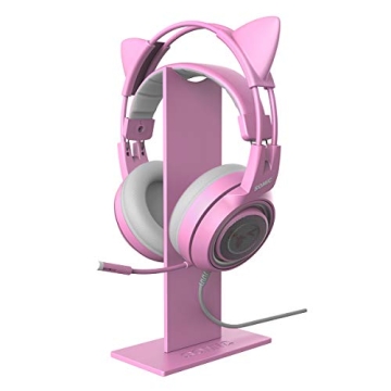 SOMIC Pink Headphone Stand Sturdy Holder for All Headphones
