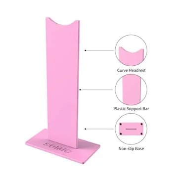 SOMIC Pink Headphone Stand Sturdy Holder for All Headphones