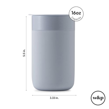 W&P Porter Ceramic Mug - Chic & Functional Travel Cup