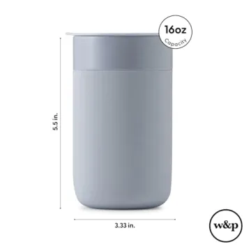 W&P Porter Ceramic Mug - Chic & Functional Travel Cup