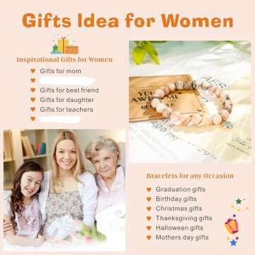 VICKHU Natural Heart Butterfly Bracelet for Women