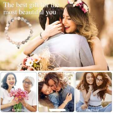 VICKHU Natural Heart Butterfly Bracelet for Women