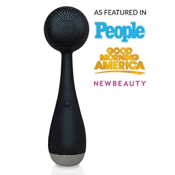 PMD Clean - Smart Facial Cleansing Device with Silicone Brush & Anti-Aging Massager - Waterproof - SonicGlow Vibration Technology - Clear Pores and Blackheads - Lift, Firm, and Tone Skin
