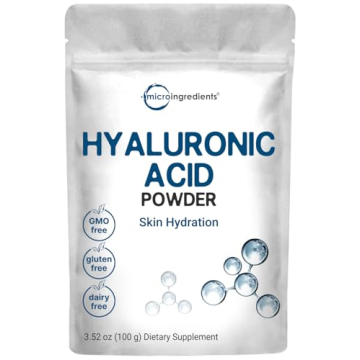 Micro Ingredients Hyaluronic Acid Serum Powder for Youthful Hydration and Elasticity