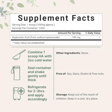 Micro Ingredients Hyaluronic Acid Serum Powder for Hydration