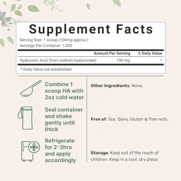 Micro Ingredients Hyaluronic Acid Serum Powder for Hydration