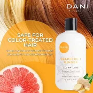 DANI Naturals Grapefruit Conditioner - Organic Care for Hair