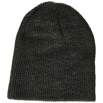 neff Soft Cozy Warm Daily Beanie Hat for Men and Women, Black/Grey, One Size